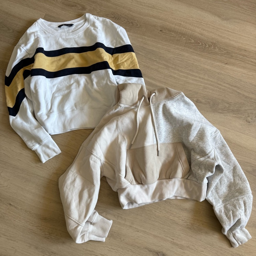 Abercrombie block color sweatshirts